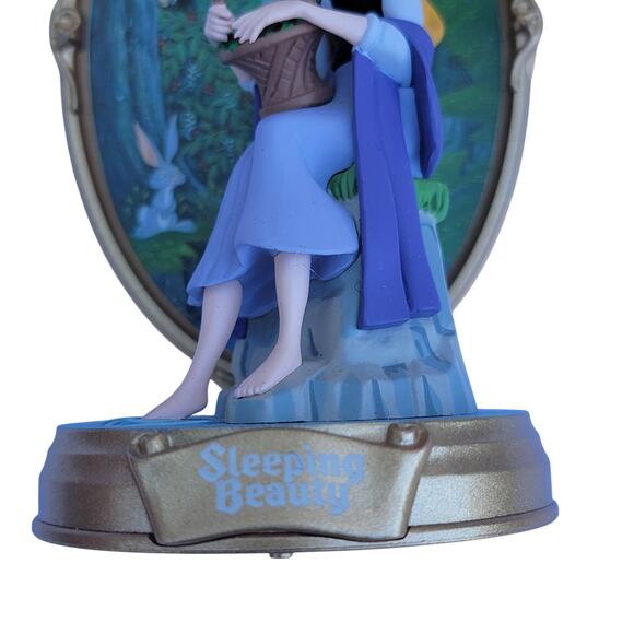 Vintage Disney Sleeping Beauty Ornament Aurora in Forest Scene - Picture 3 of 10